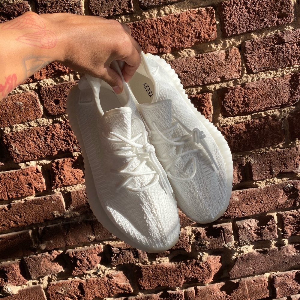 White Yeezys